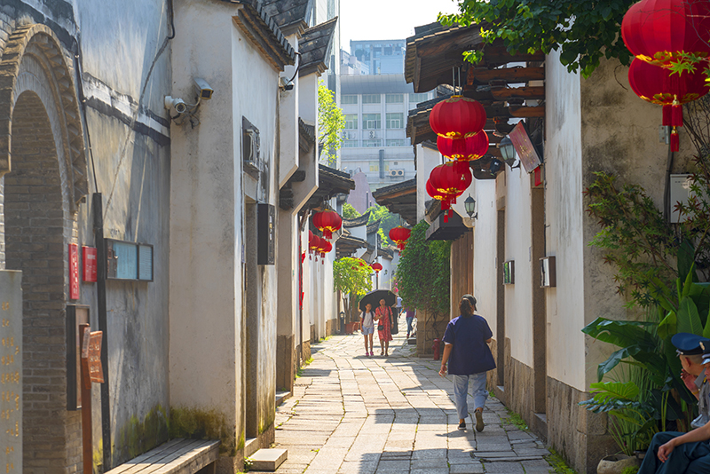 2019年6月28日，福州，三坊七巷風光。