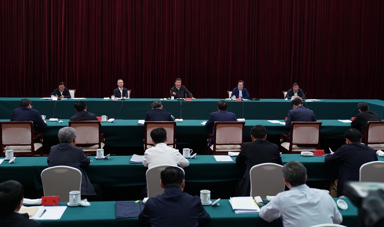 2019年5月20日至22日，中共中央總書(shū)記、國(guó)家主席、中央軍委主席習(xí)近平在江西考察，主持召開(kāi)推動(dòng)中部地區(qū)崛起工作座談會(huì)并發(fā)表重要講話。新華社記者 謝環(huán)馳 攝 