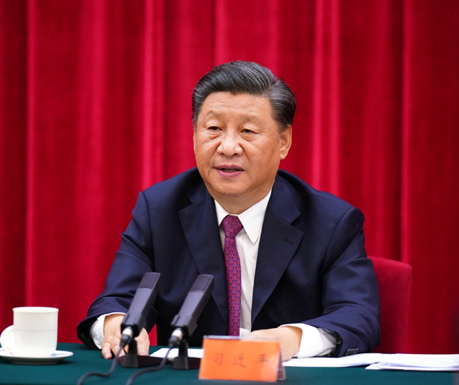 2020年9月3日下午，中共中央、國務院、中央軍委在北京人民大會堂舉行座談會，紀念中國人民抗日戰(zhàn)爭暨世界反法西斯戰(zhàn)爭勝利75周年。中共中央總書記、國家主席、中央軍委主席習近平出席座談會并發(fā)表重要講話。新華社記者 謝環(huán)馳 攝