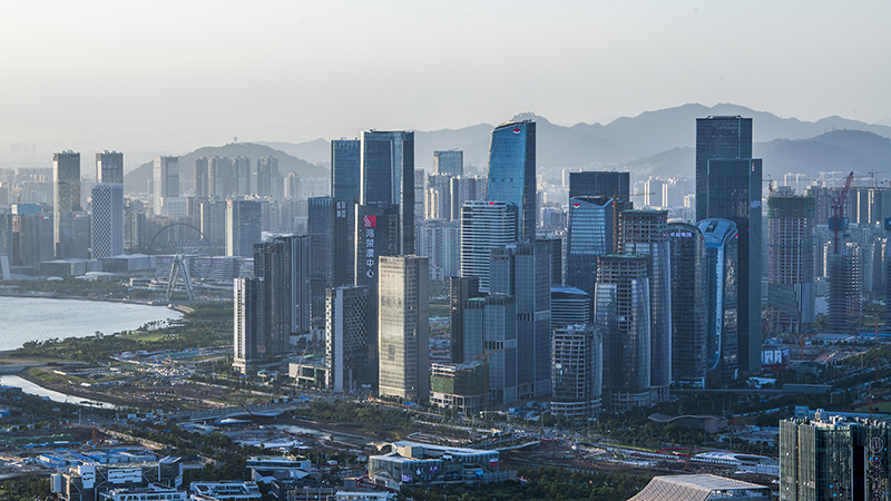 圖為深圳前海城市風(fēng)光。